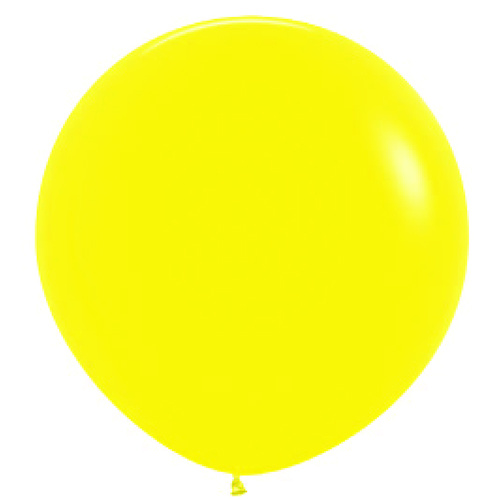 90cm Fashion Yellow (020) Sempertex Latex Balloons #222702 - Pack of 3 