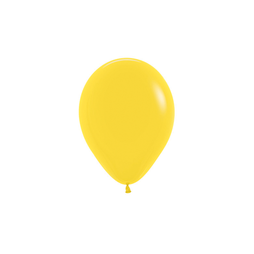 12cm Fashion Yellow (020) Sempertex Latex Balloons #30206359 - Pack of 100