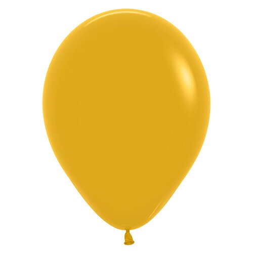 12cm Fashion Mustard Sempertex Latex Balloons #30206384 - Pack of 100 