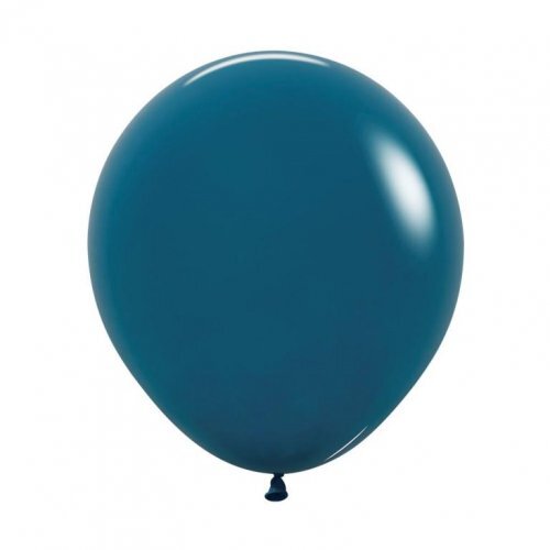 46cm Fashion Deep Teal Sempertex Latex Balloons #30222597 - Pack of 25