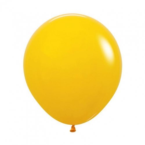 46cm Fashion Honey Yellow Sempertex Latex Balloons #30222599 - Pack of 25 TEMPORARILY UNAVAILABLE