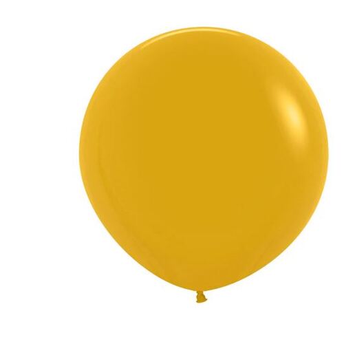 46cm Fashion Mustard Sempertex Latex Balloons #30222618 - Pack of 25