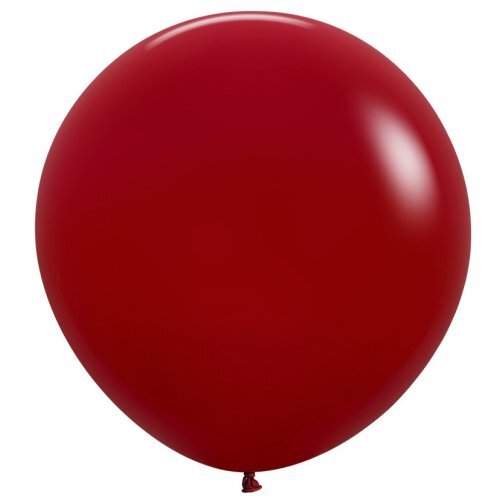 60cm Fashion Imperial Red Sempertex Latex Balloons #30222825 - Pack of 3 