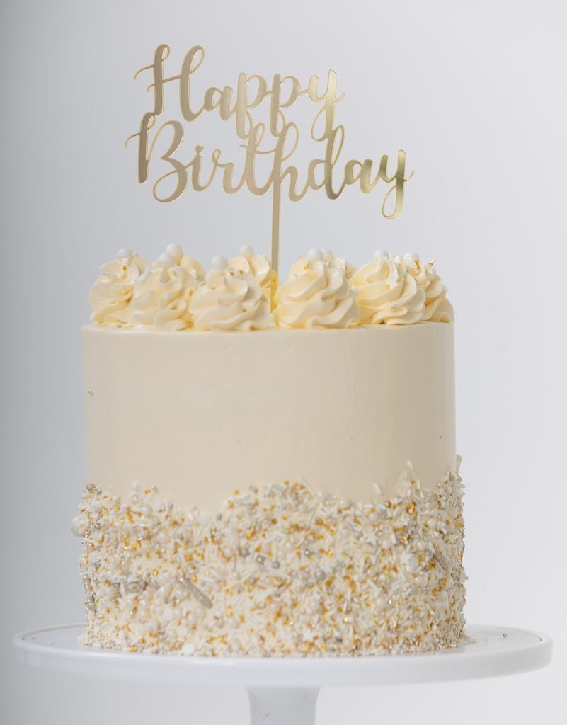 Dad Acrylic Mirror Shiny Cake Topper Gold Happy Birthday Mom Dad Acrylic Mirror Shiny Cake Topper Gold Happy Birthday Mom