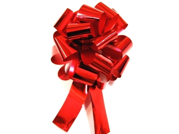 RED LARGE  30 mm PULL BOW 