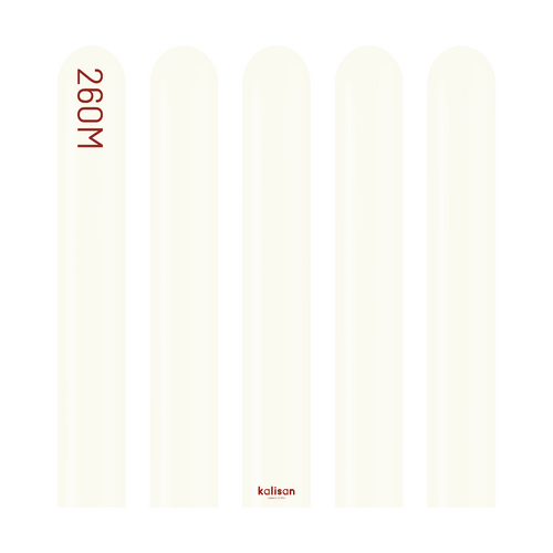 260M Retro White Kalisan Plain Latex #10280181 - Pack of 100