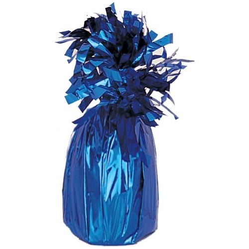 Balloon Weight Jumbo Royal Blue Foil #1049325 - Pack of 6 