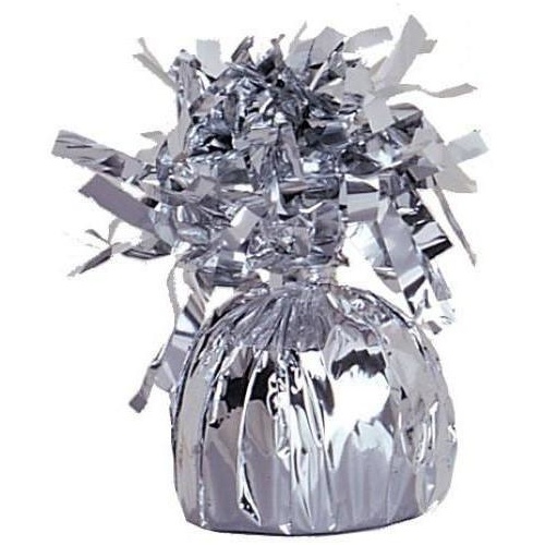 Balloon Weight Foil Silver #104939 - Pack of 6 