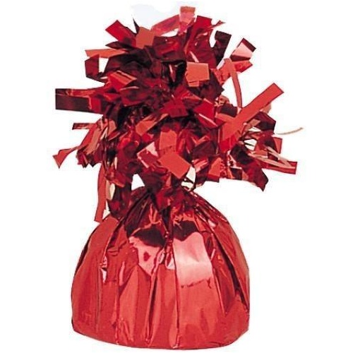 Balloon Weight Foil Red #104942 - Pack of 6  TEMPORARILY UNAVAILABLE