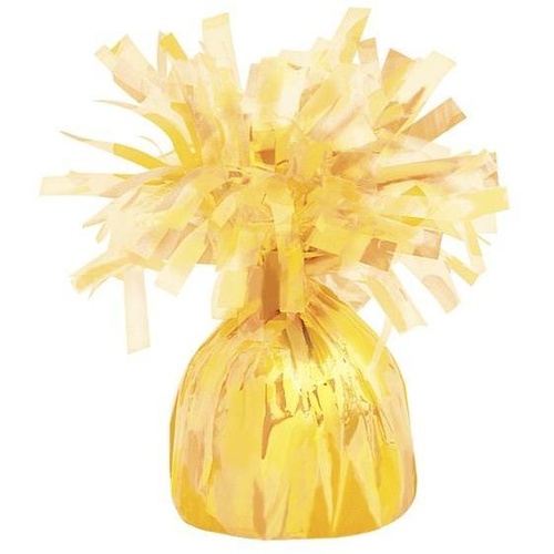 Balloon Weight Foil Yellow #104948 - Pack of 6