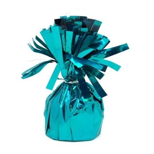 Balloon Weight Foil Teal 180g #104962 - Pack of 6 