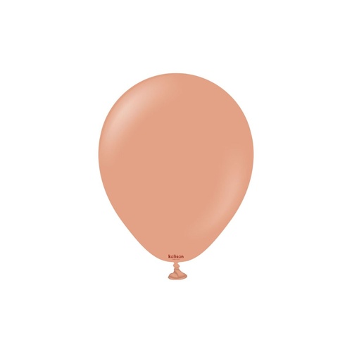 12cm Standard Clay Pink Kalisan Plain Latex Balloons #10523511 - Pack of 100