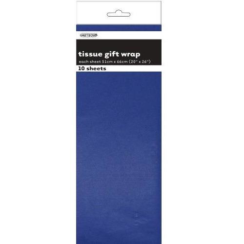 Tissue Sheets True Navy Blue - Each sheet 51cm x 66cm #106279 - Pack of 10 TEMPORARILY UNAVAILABLE