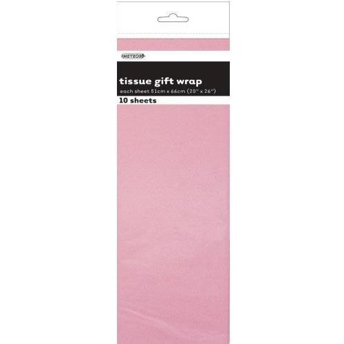 Tissue Sheets Pale Pink - Each sheet 51cm x 66cm #106288 - Pack of 10 