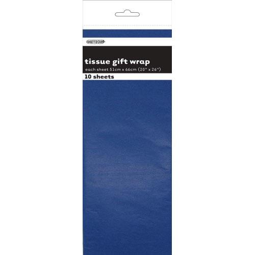 Tissue Sheets Royal Blue - Each sheet 51cm x 66cm #106295 - Pack of 10