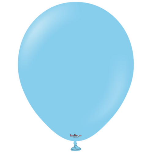 30cm Standard Baby Blue Kalisan Plain Latex Balloons #11223281 - Pack of 100