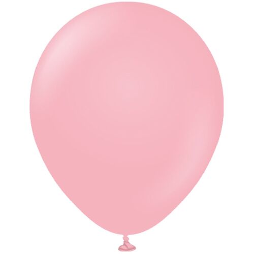 30cm Standard Flamingo Pink Kalisan Plain Latex Balloons #11223441 - Pack of 100