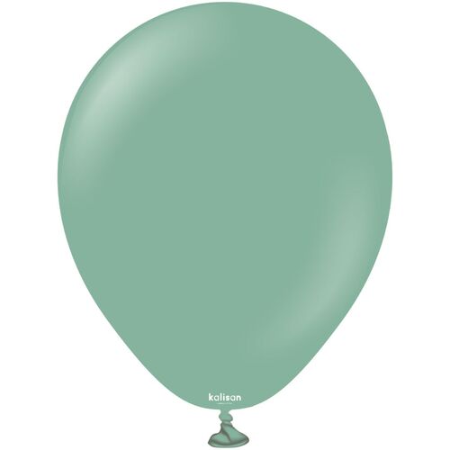 30cm Retro Sage Kalisan Plain Latex Balloons #11280061 - Pack of 100