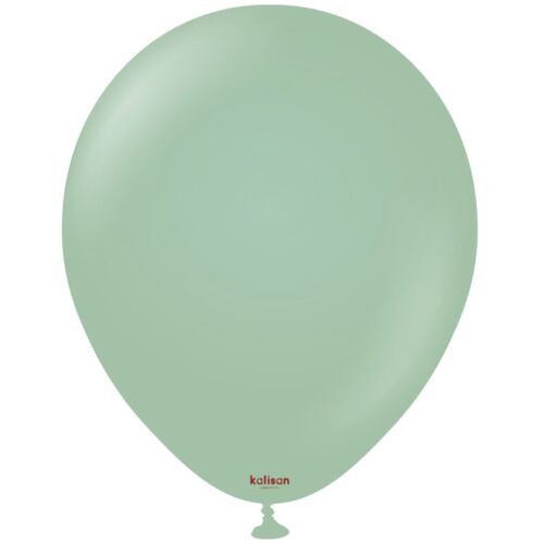30cm Retro Winter Green Kalisan Plain Latex Balloons #11280071 - Pack of 100