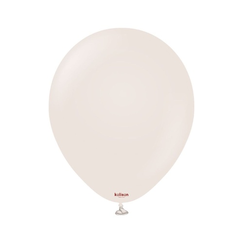 30cm Retro White Sand Kalisan Plain Latex Balloons #11280151 - Pack of 100 COMING SOON