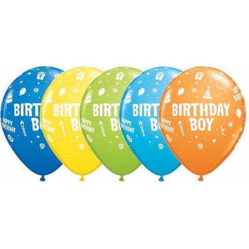 28cm Round Special Assorted Birthday Boy #11677 - Pack of 50  