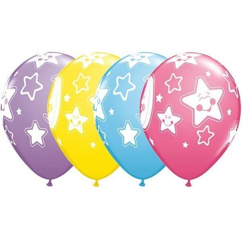 28cm Round Special Assorted Baby Moon & Stars #11698 - Pack of 50 SPECIAL ORDER ITEM