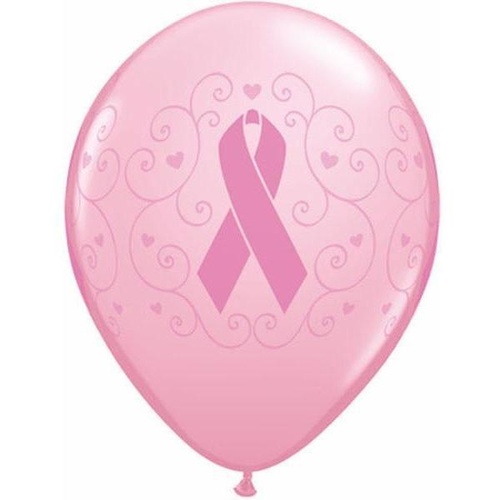 28cm Round Pink Breast Cancer Awareness Wrap #1171225 - Pack of 25 
