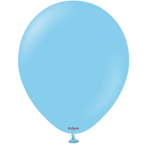 46cm Standard Baby Blue Kalisan Plain Latex Balloons #11823280 - Pack of 25