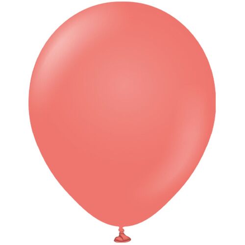 46cm Standard Coral Kalisan Plain Latex Balloons #11823410 - Pack of 25 COMING SOON