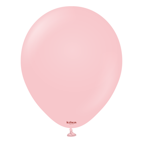46cm Macaron Pink Kalisan Plain Latex Balloons #11830020 - Pack of 25