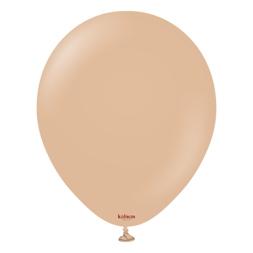 46cm Retro Desert Sand Kalisan Plain Latex Balloons #11880140 - Pack of 25