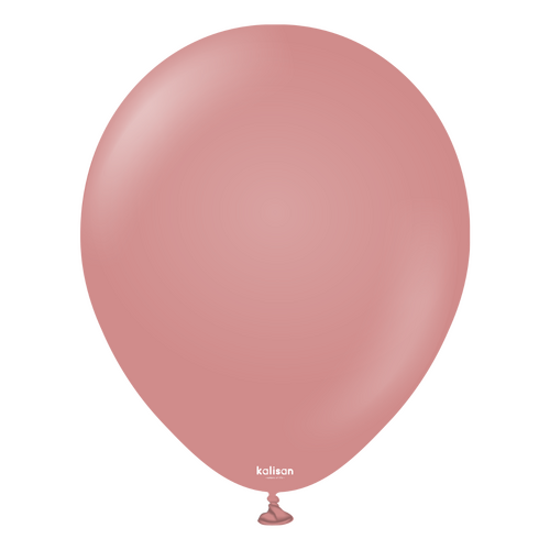 46cm Retro Rosewood Kalisan Plain Latex Balloons #11880170 - Pack of 25
