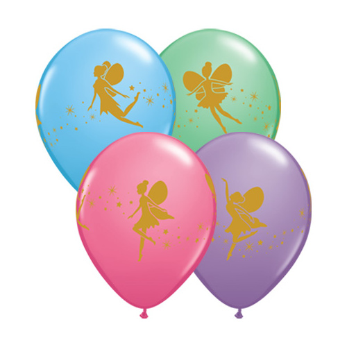 28cm Fairies & Sparkles Special Assorted Latex Balloons #12239 - Pack of 50