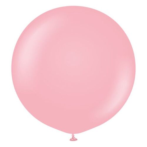 60cm Standard Flamingo Pink Kalisan Plain Latex Balloons #12423446 - Pack of 2