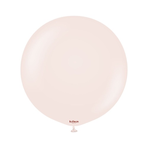 60cm Standard Pink Blush Kalisan Plain Latex Balloons #12423486 - Pack of 2