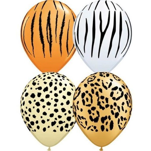 28cm Round Special Assorted Safari Assorted #12568 - Pack of 50