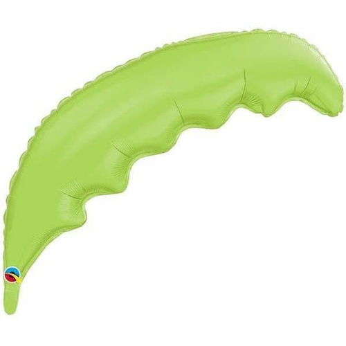 90cm Palm Frond Lime Green Plain Foil #13098 - Each (Unpkgd.) LOW STOCK