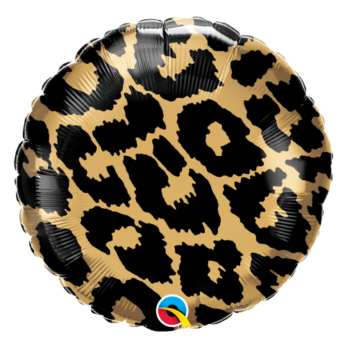45cm Animal Leopard Spots Pattern Foil Balloon #13322 - Each (Pkgd.) 