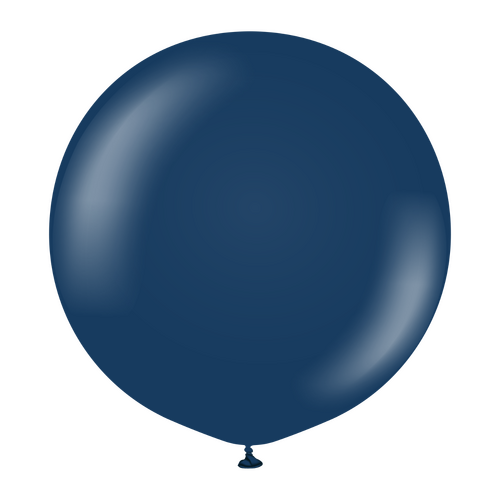 90cm Standard Navy Kalisan Plain Latex Balloons #13623426 - Pack of 2