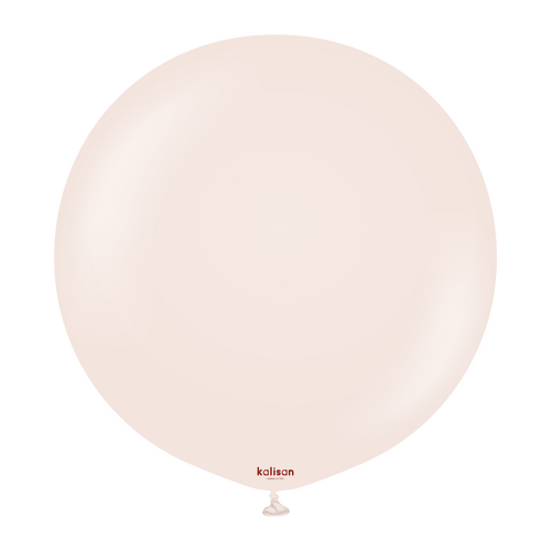 90cm Standard Pink Blush Kalisan Plain Latex Balloons #13623486 - Pack of 2