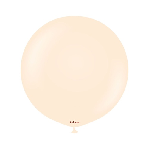 90cm Macaron Salmon Kalisan Plain Latex Balloons #13630066 - Pack of 2