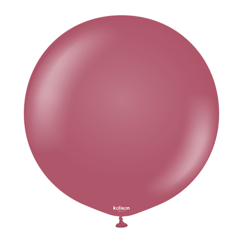 90cm Retro Wild Berry Kalisan Plain Latex Balloons #13680126 - Pack of 2