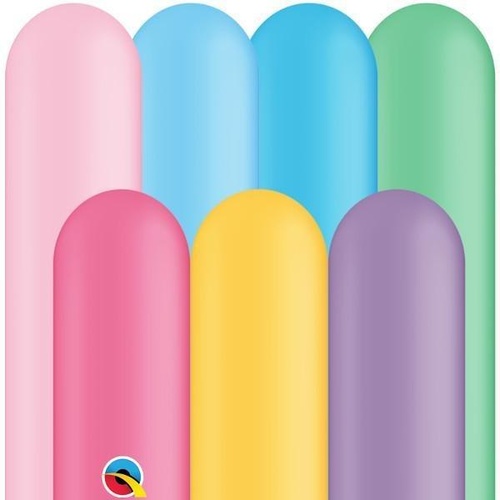260Q Vibrant Assorted Qualatex Plain Latex #13769 - Pack of 100 TEMPORARILY UNAVAILABLE
