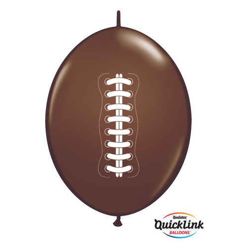 30cm Quick Link Chocolate Brown Football #15622 - Pack of 50