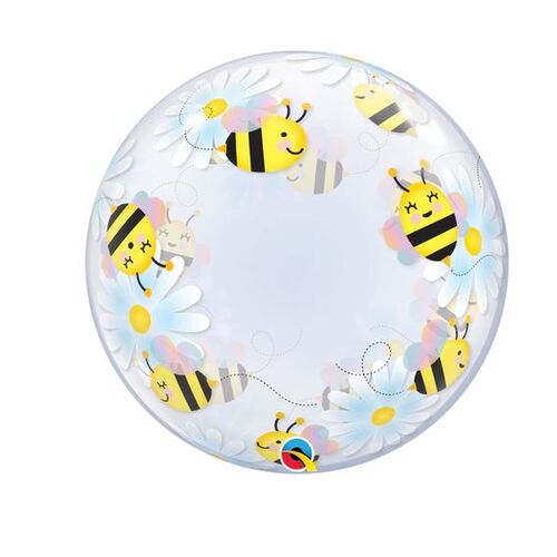 56cm Deco Bubble Sweet Bees & Daisies #15733 - Each (Pkgd.) 