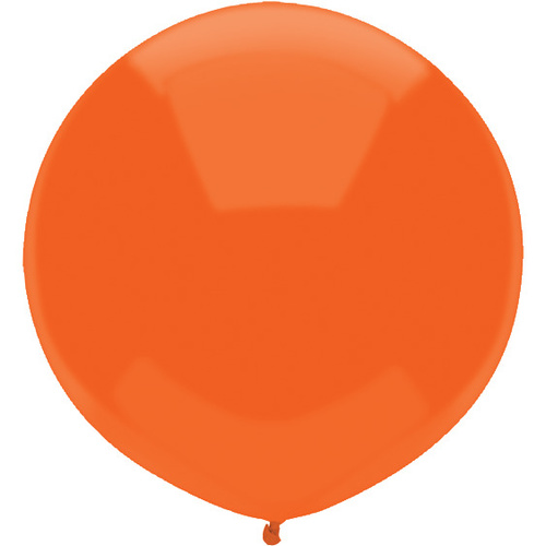 43cm Round Bright Orange Outdoor Balloon#16594 - Pack of 50 