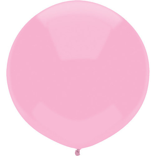 43cm Round Real Pink Outdoor Balloon#16595 - Pack of 50 