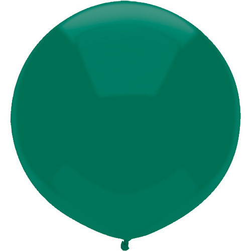 DISC 43cm Round Forest Green Outdoor Balloon#16600 - Pack of 50 