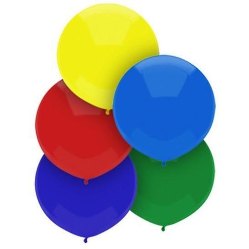43cm Round Royal Rich Assorted Outdoor Balloon#16611 - Pack of 50