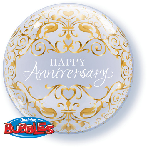 56cm Single Bubble Anniversary Classic #16660 - Each (Pkgd.) TEMPORARILY UNAVAILABLE